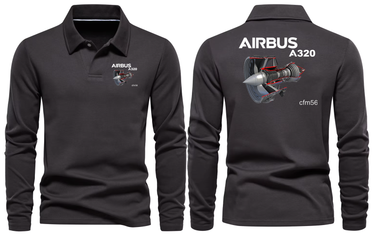 AIRBUS A320 CFM LONG SLEEVE POLO